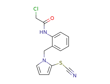 1-(2-chloroacetylamino)benzyl-2-thiocyanatopyrrole