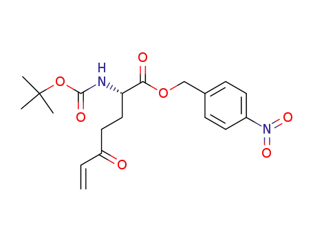 6-Heptenoic acid, 2-[[(1,1-dimethylethoxy)carbonyl]amino]-5-oxo-,
(4-nitrophenyl)methyl ester, (S)-