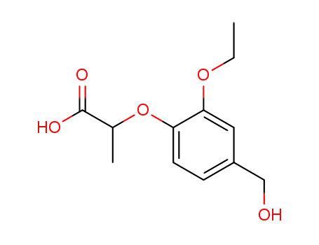(+/-)-2-(2-ethoxy-4-hydroxymethylphenoxy)propionic acid