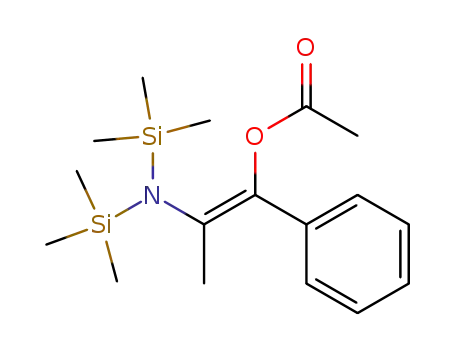 2-<Bis(trimethylsilyl)amino>-1-(ethanoyloxy)-1-phenyl-1-propene