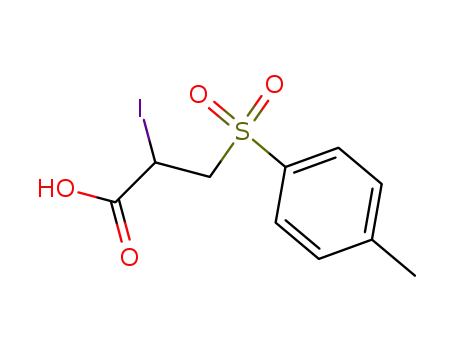 2-iodo-3-(p-tolylsulphonyl)propionic acid