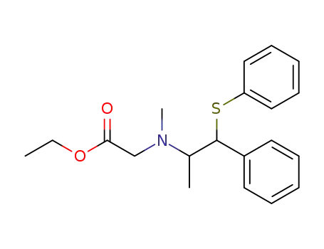 2-(N-ethoxycarbonylmethyl-N-methyl)amino-1-phenyl-1-phenylthio-propane