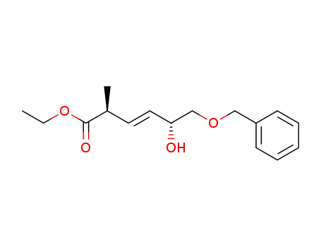 (E)-(2S,5R)-6-Benzyloxy-5-hydroxy-2-methyl-hex-3-enoic acid ethyl ester