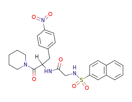 N<sub>α</sub>-(2-Naphthylsulfonylglycyl)-4-nitro-phenylalaninpiperidid