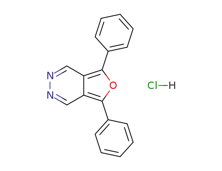 Molecular Structure of 89449-78-5 (Furo[3,4-d]pyridazine, 5,7-diphenyl-, monohydrochloride)
