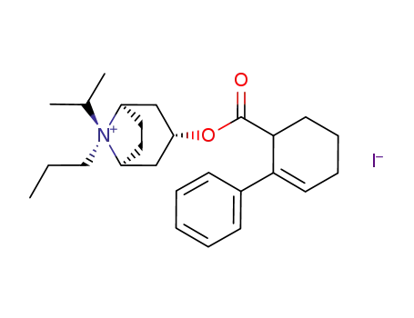 (1R,3R,5S,8R)-8-Isopropyl-3-(2-phenyl-cyclohex-2-enecarbonyloxy)-8-propyl-8-azonia-bicyclo[3.2.1]octane; iodide