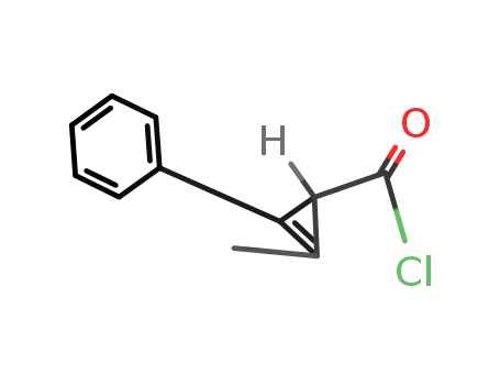 Molecular Structure of 82555-70-2 (2-Cyclopropene-1-carbonylchloride,2-methyl-3-phenyl-,(R)-(9CI))