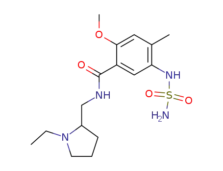 N-((1-Ethyl-2-pyrrolidinyl)methyl)-2-methoxy-4-methyl-5-(sulfamoylamino)benzamide