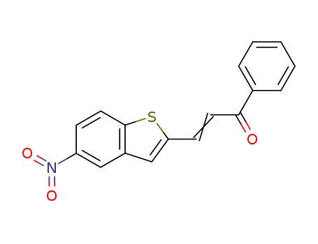 (Z)-3-(5-Nitro-benzo[b]thiophen-2-yl)-1-phenyl-propenone