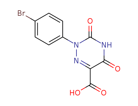 1,2,4-Triazine-6-carboxylic acid, 2-(4-bromophenyl)-2,3,4,5-tetrahydro-3,5-dioxo-