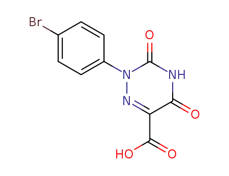 1,2,4-Triazine-6-carboxylic acid,
2-(4-bromophenyl)-2,3,4,5-tetrahydro-3,5-dioxo-