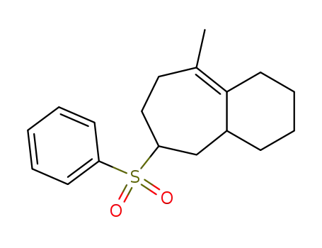 6-Benzenesulfonyl-9-methyl-1,3,4,4a,5,6,7,8-octahydro-2H-benzocycloheptene