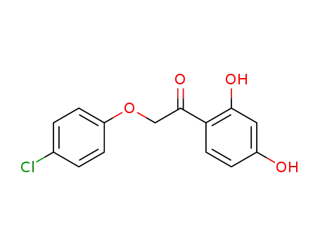 2-(4-Chlorophenoxy)-1-(2,4-dihydroxyphenyl)ethanone