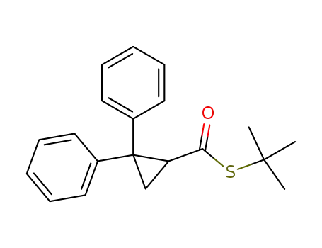 (+/-)-2,2-Diphenylcyclopropanthiocarbonsaeure-S-tert-butylester
