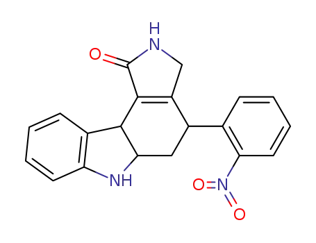 Pyrrolo[3,4-c]carbazol-1(2H)-one, 3,4,5,6-tetrahydro-4-(2-nitrophenyl)-