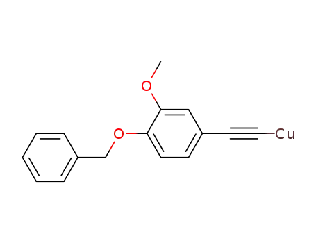 Copper, [[3-methoxy-4-(phenylmethoxy)phenyl]ethynyl]-