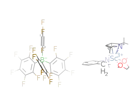 [(η5-2,5-t-Bu2C4H2N)Sc(III)(o-dimethylaminobenzyl)(DME)][B(C6F5)4]