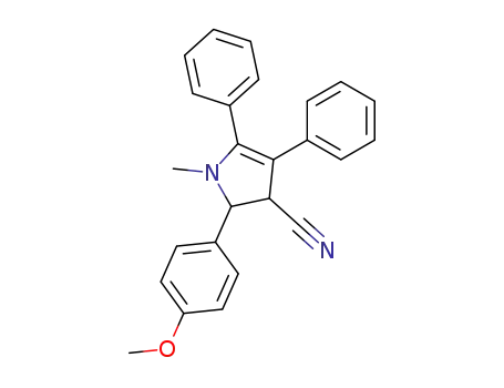 2-(4-Methoxy-phenyl)-1-methyl-4,5-diphenyl-2,3-dihydro-1H-pyrrole-3-carbonitrile
