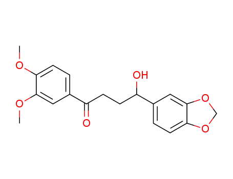 3,4-dimethoxyphenyl 3-hydroxy-3-(3,4-methylenedioxyphenyl)propyl ketone