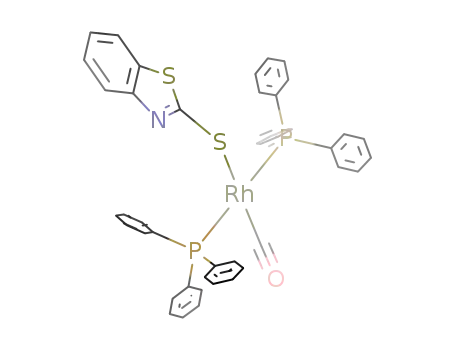 trans-{(benzothiazole-2-thiolato)carbonylbis(triphenylphosphine)rhodium}