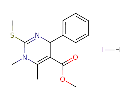 1,6-Dimethyl-2-methylsulfanyl-4-phenyl-1,4-dihydro-pyrimidine-5-carboxylic acid methyl ester; hydriodide