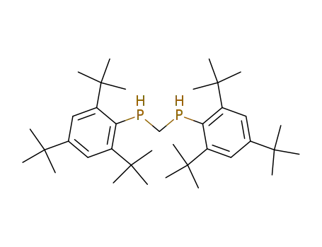 HP(C(CH<sub>3</sub>)3)3C<sub>6</sub>H<sub>2</sub>CH<sub>2</sub>PH(C(CH<sub>3</sub>)3)3C<sub>6</sub>H<sub>2</sub>