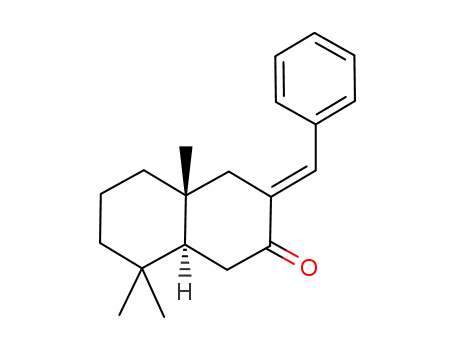(+)-(4aR,8aS)-3(E)-benzylidene-3,4,4a,5,6,7,8,8a-octahydro-4a,8,8-trimethyl-naphthalen-2(1H)-one