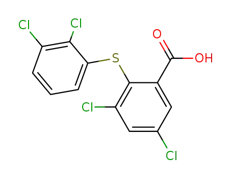 Benzoic acid, 3,5-dichloro-2-[(2,3-dichlorophenyl)thio]-