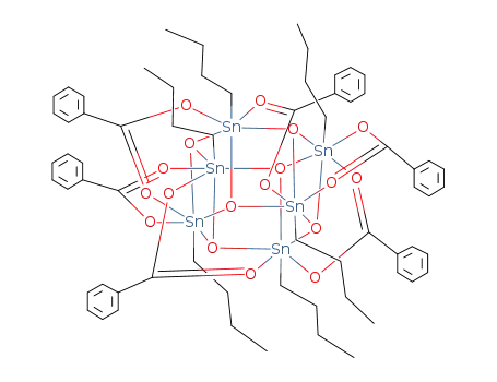 Molecular Structure of 115270-31-0 (hexameric n-butyloxotin benzoate)