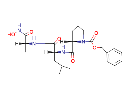 D-Alaninamide,1-[(phenylmethoxy)carbonyl]-L-prolyl-D-leucyl-N-hydroxy- (9CI)
