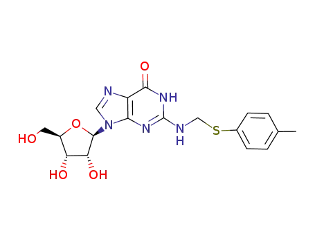 2-N-(p-Tolylthiomethyl)-guanosine