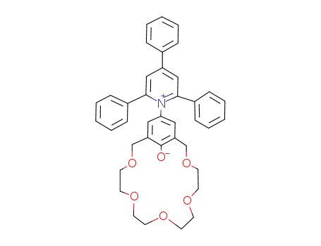 19-(2,4,6-Triphenyl-1-pyridinio)-3,6,9,12,15-pentaoxabicyclo<15.3.1>heneicosa-1(21),17,19-trien-21-olate
