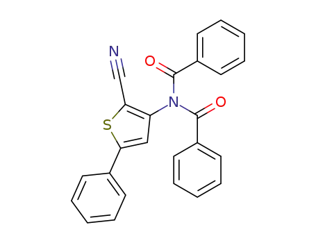 3-dibenzoylamino-5-phenylthiophene-2-carbonitrile