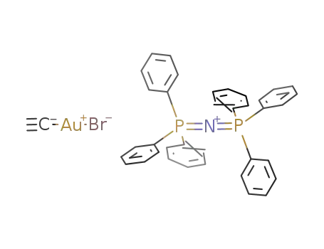 [N(PPh<sub>3</sub>)2][Au(C<sub>.</sub>tplbond.CH)Br]