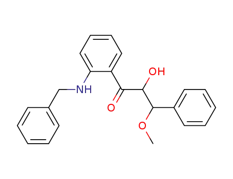 erythro-2-hydroxy-3-methoxy-1-(2'-benzylaminophenyl)-3-phenylpropan-1-one