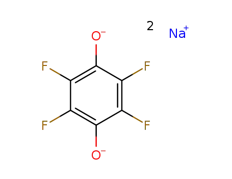 Molecular Structure of 7640-65-5 (disodiumtetrafluorohydroquinone)