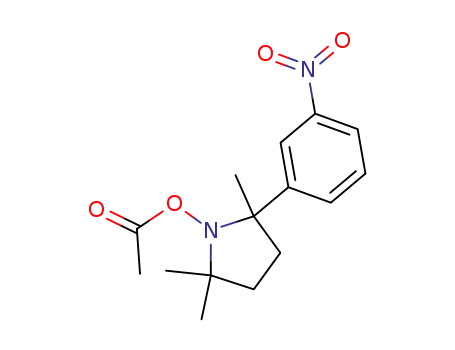 1-acetoxy-2,5,5-trimethyl-2-(3-nitrophenyl)pyrrolidine