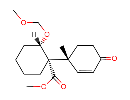 (1S,2S,1'R)-2-Methoxymethoxy-1'-methyl-4'-oxo-bicyclohexyl-2'-ene-1-carboxylic acid methyl ester