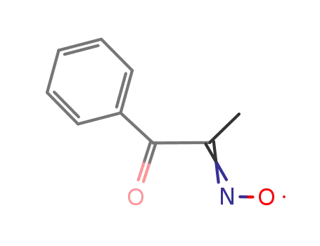 Molecular Structure of 153337-78-1 (1-Phenyl-1,2-propanedione-2-oxime)