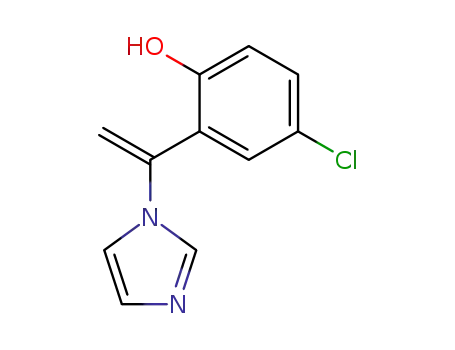 Phenol, 4-chloro-2-[1-(1H-imidazol-1-yl)ethenyl]-