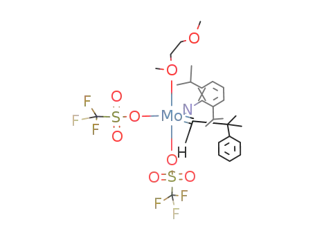 Mo(N-2,6-i-Pr2C6H3)(CHCMe2Ph)(OTf)2(DME)
