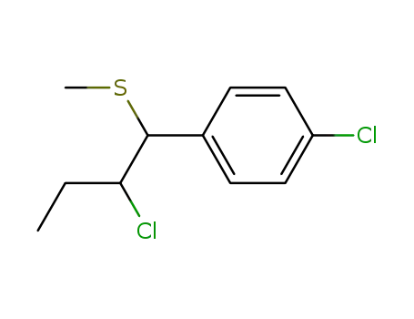 1-Chloro-4-(2-chloro-1-methylsulfanyl-butyl)-benzene