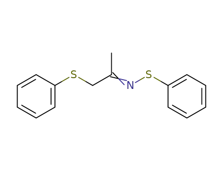 Molecular Structure of 65276-67-7 (Benzenesulfenamide, N-[1-methyl-2-(phenylthio)ethylidene]-)
