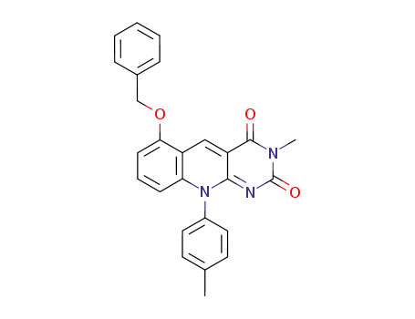 6-benzyloxy-3-methyl-10-p-tolyl-5-deazaflavin