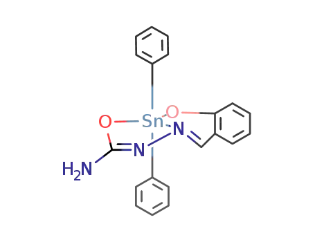 (C<sub>6</sub>H<sub>5</sub>)2Sn(C<sub>6</sub>H<sub>4</sub>(O)CHNNCONH<sub>2</sub>)