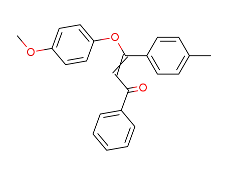 1-phenyl-3-(p-tolyl)-3-(p-methoxy)phenoxy-2-buten-1-one
