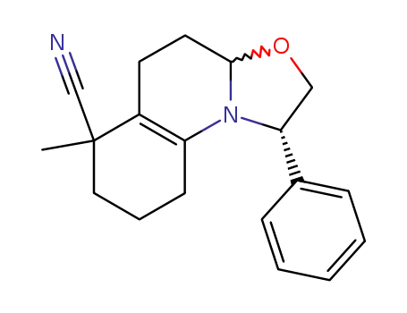 5H-Oxazolo[3,2-a]quinoline-6-carbonitrile,
1,2,3a,4,6,7,8,9-octahydro-6-methyl-1-phenyl-