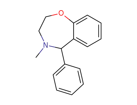 Molecular Structure of 46861-37-4 (1,4-Benzoxazepine, 2,3,4,5-tetrahydro-4-methyl-5-phenyl-)