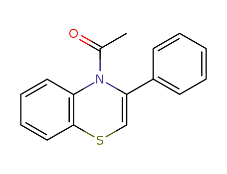 Molecular Structure of 61189-22-8 (4H-1,4-Benzothiazine, 4-acetyl-3-phenyl-)