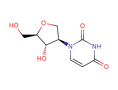 1,4-anhydro-2-deoxy-2-<3,4-dihydro-2,4-dioxo-1(2H)-pyrimidinyl>-D-arabinitol